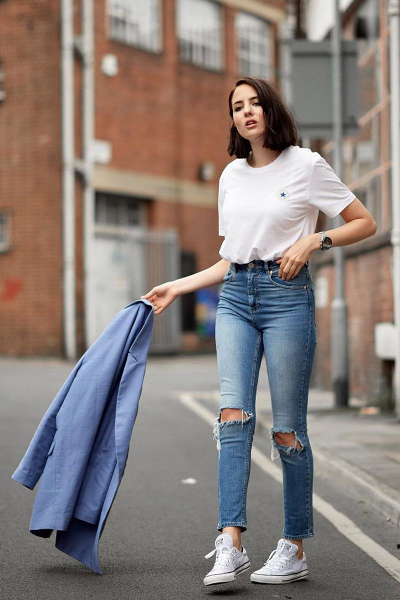 Áo phông và Quần Jeans - set đồ lí tượng cho 